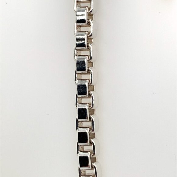 Tiffany & Co. Venetian Box Link Sterling Silver Necklace - Picture 4 of 4